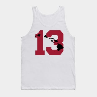 Aloha Tua - Red & Black Tank Top